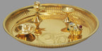 Brass pooja thali -8 inch