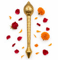 Brass Hanuman Gada -MI002