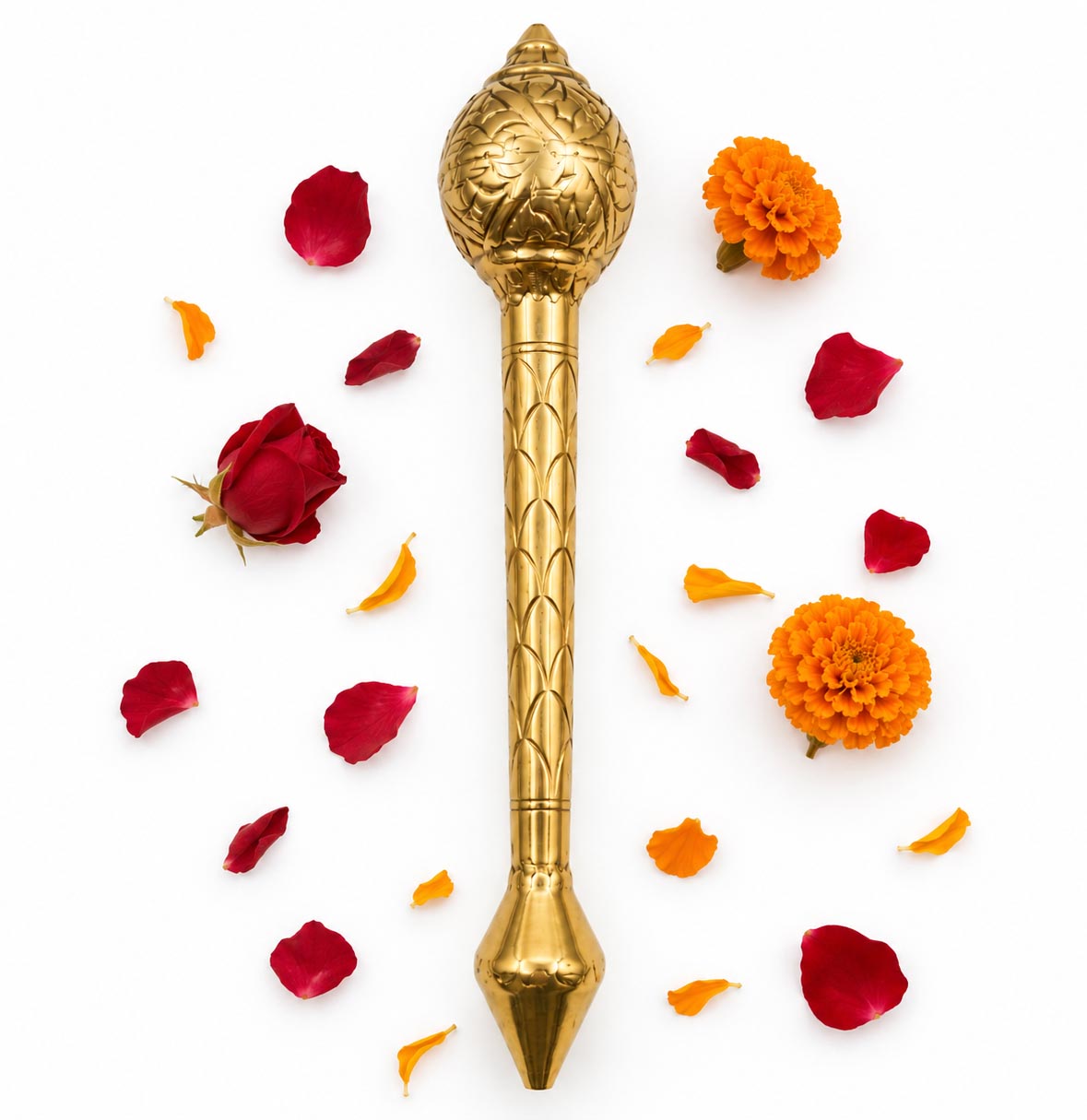 Brass Hanuman Gada -MI002
