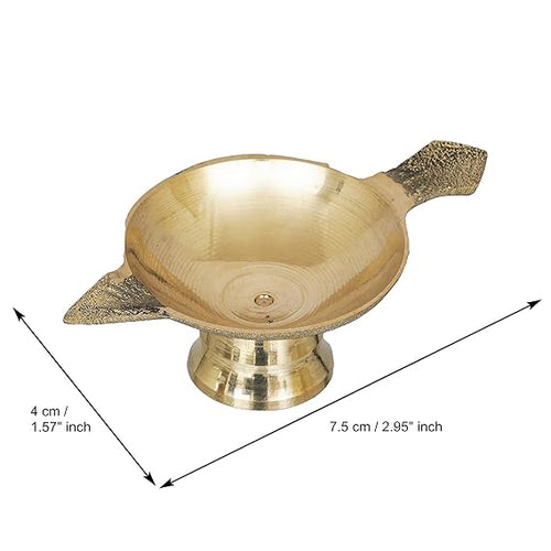 Brass  Oil Lamp  No. 0 - 3"