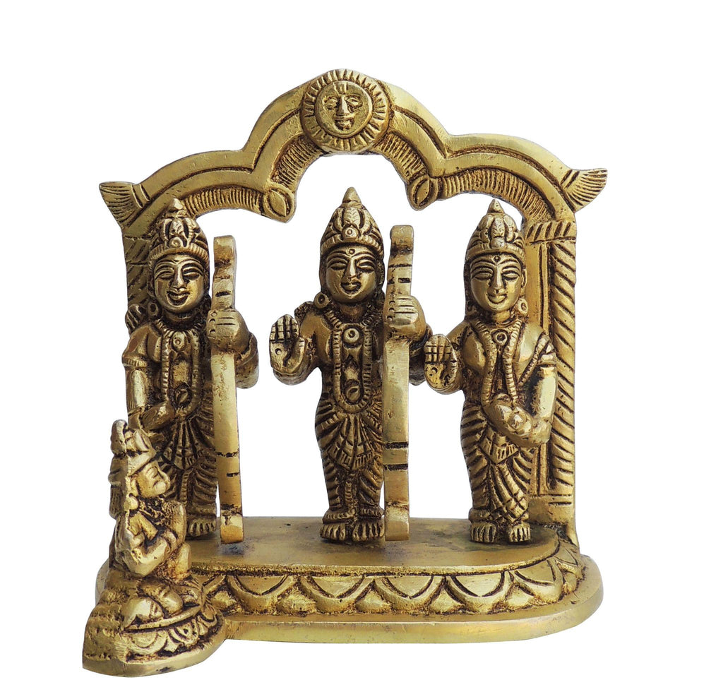 Brass Showpiece Ram Darbar God Idol Statue (BS1380 E)