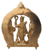 Brass Showpiece Ram Dharbar Same Base Statue - 4.5*2*5.5 Inch (BS131 F)