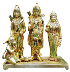 Brass Showpiece Ram Darbar God Idol Statue  - 14*6.5*16 inch (BS741 A)