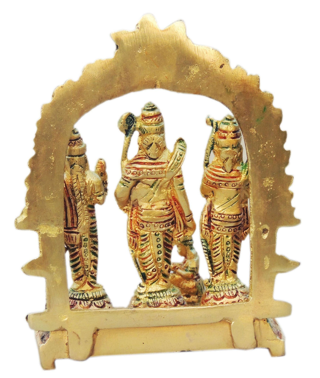 Brass Showpiece Ram Dharbar Statue - 7.5*3.3*7.3 Inch (BS884 C)