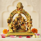 Brass Showpiece Kedarnath Mandir Model Temple - 6.6*4*6.5 Inch (BS1466 C)