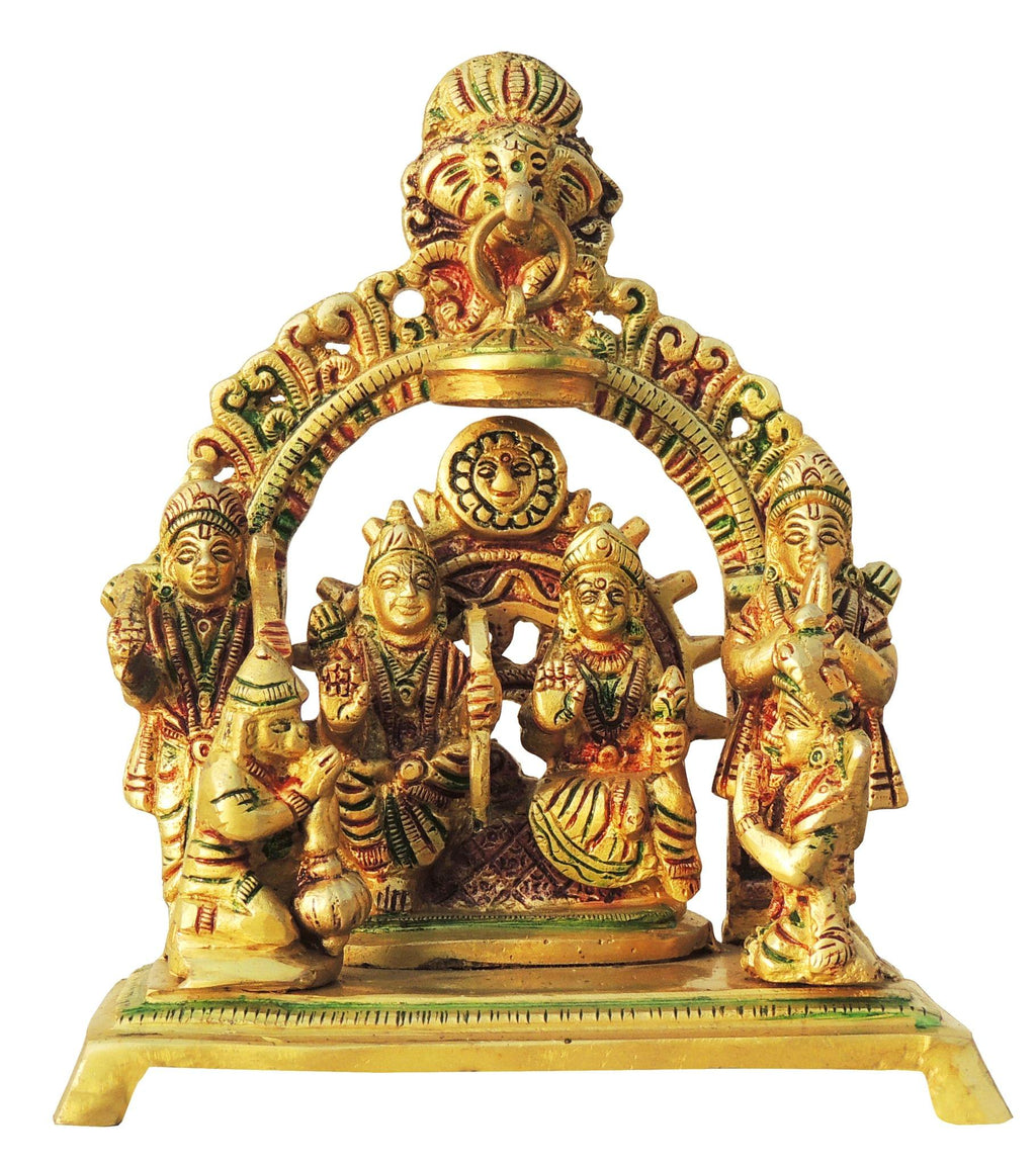 Brass Showpiece Kedarnath Mandir Model Temple - 6.6*4*6.5 Inch (BS1466 C)
