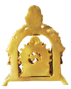 Brass Showpiece Kedarnath Mandir Model Temple - 6.6*4*6.5 Inch (BS1466 C)