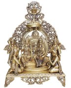 Brass Showpiece Ram Darbar Statue - 2*3.5*9.2 Inch (BS1394 K)