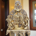 Brass Showpiece Ram Darbar Statue - 2*3.5*9.2 Inch (BS1394 K)