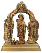 Brass Showpiece Ram Darbar God Idol Statue - 10.2*5*11.6 Inch (BS1394 R)