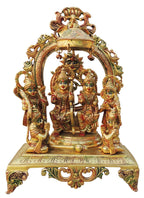 Brass Showpiece Ram Darbar God Idol Statue - 19*8.5*23.5 (BS131 S)