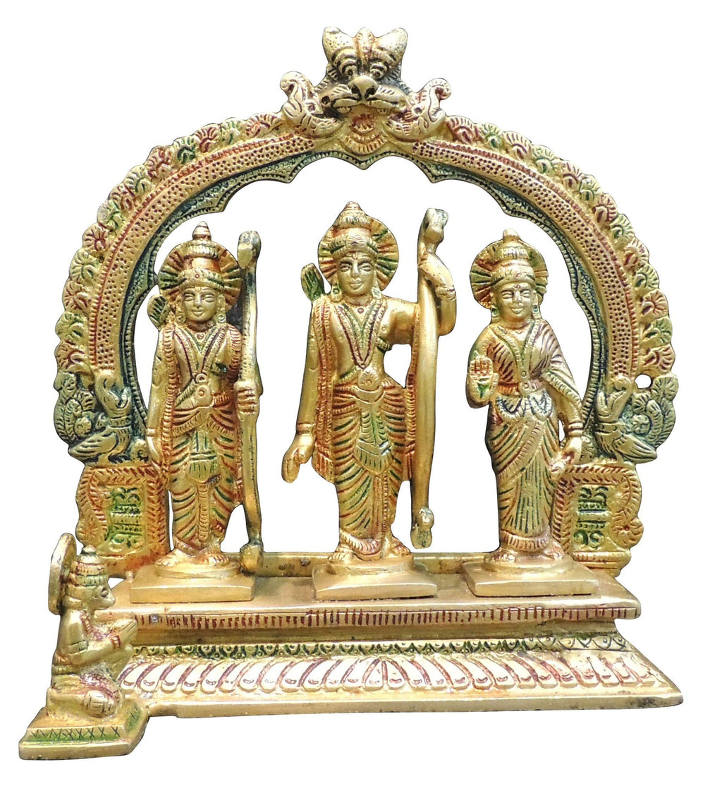 Brass Ram Darbar Same Base - 6.5*5*7 Inch (BS798 A)