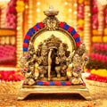 Brass Showpiece Yellow Ramlala God Idol Statue - 12*8.5*24 Inch (BS1738 H)