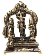 Brass Ram Darbar on same base Idol Statue - 7.1*3.5*9.5 Inch (BS131 X)