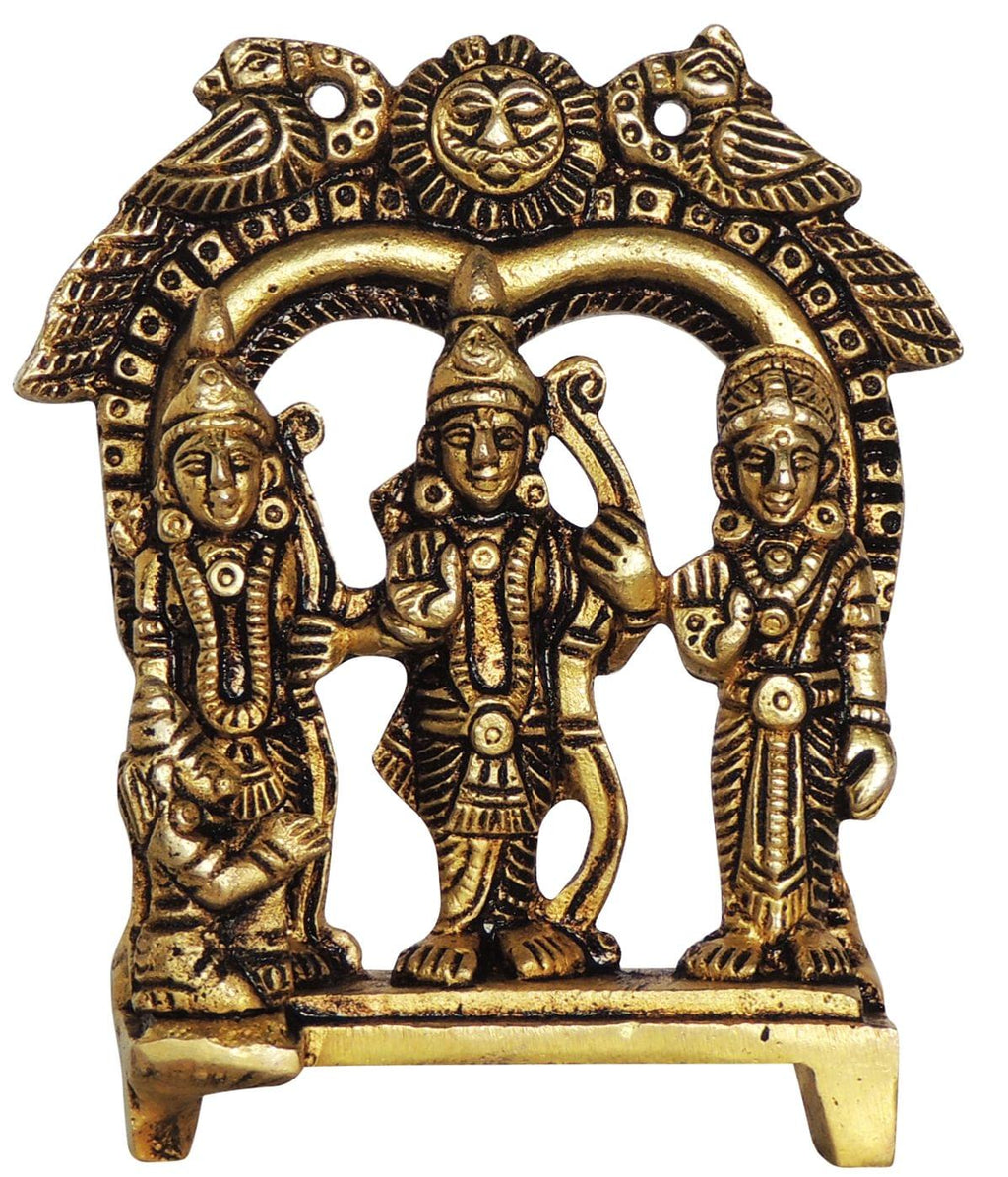 Brass Showpiece Ram Darbar God Idol Statue - 4.6*2.6*5.5 Inch (BS1394 F)