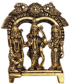 Brass Showpiece Ram Darbar God Idol Statue - 4.6*2.6*5.5 Inch (BS1394 F)