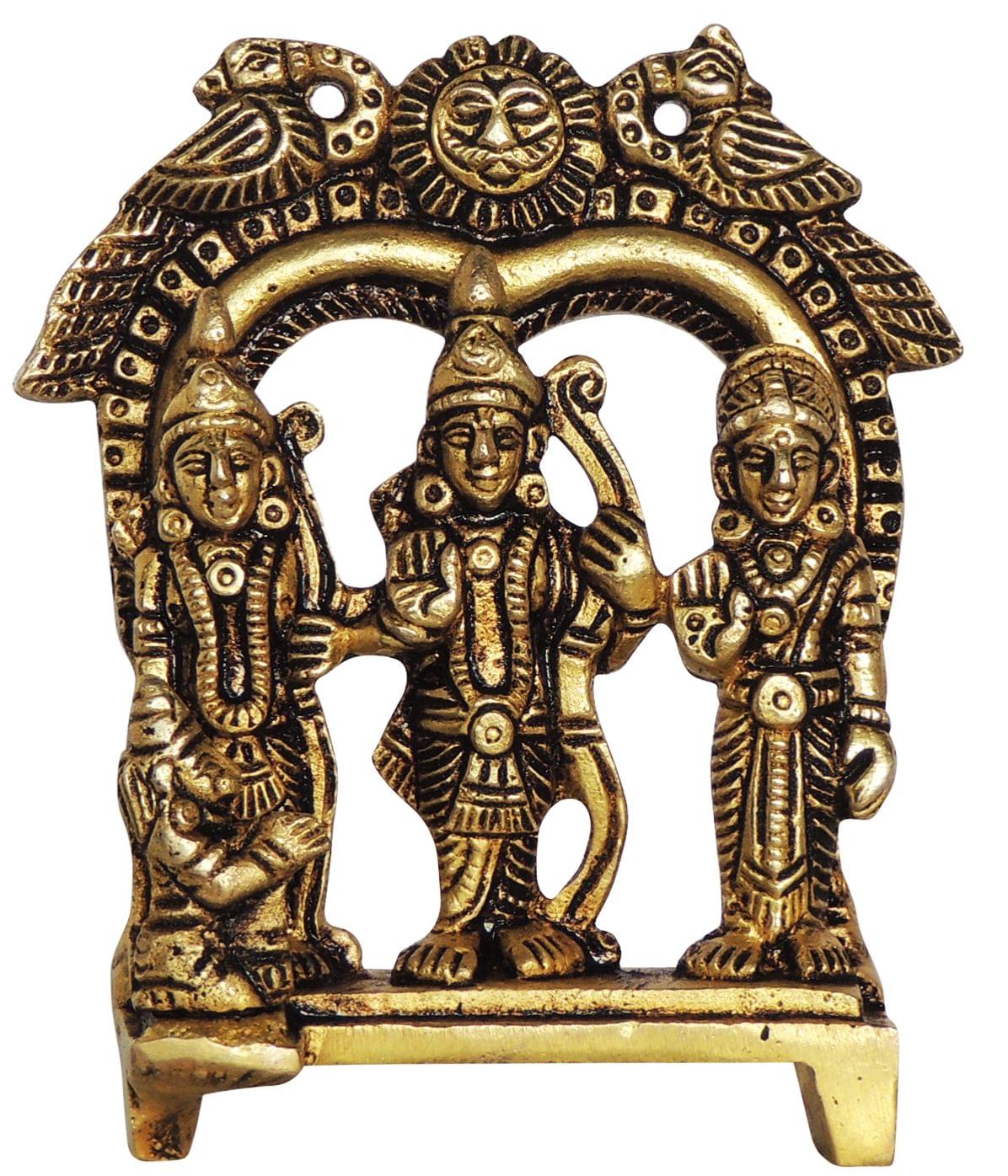 Brass Showpiece Ram Darbar God Idol Statue - 4.6*2.6*5.5 Inch (BS1394 F)