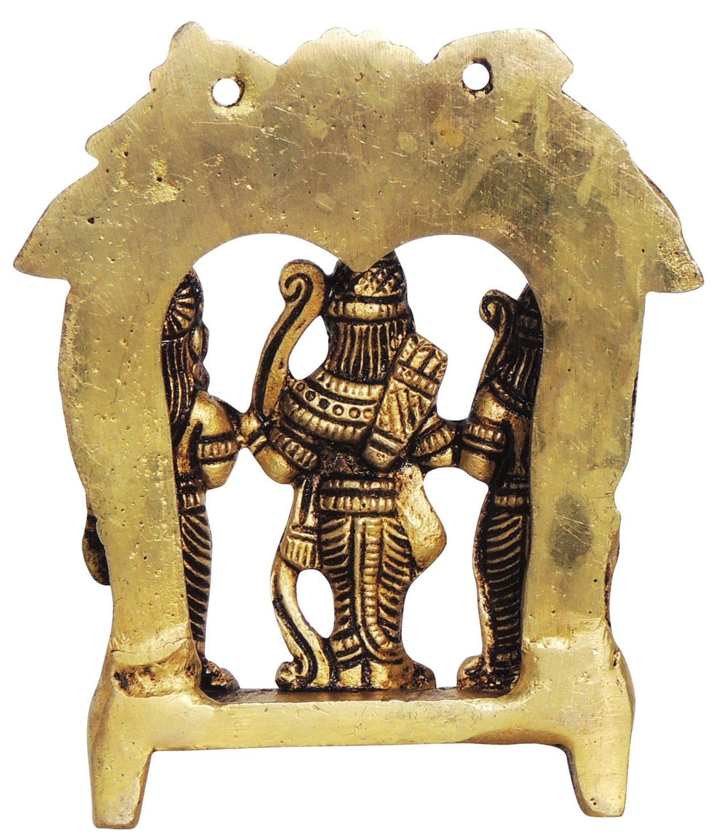 Brass Showpiece Ram Darbar God Idol Statue - 4.6*2.6*5.5 Inch (BS1394 F)