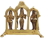 Brass Showpiece Ram God Idol Statue - 4*4*12.5 Inch (BS1395 H)