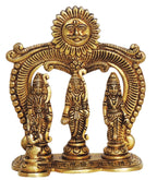 Brass Showpiece Ram parivar Idol statue  -11.5*7.5*16 Inch (BS131 J)