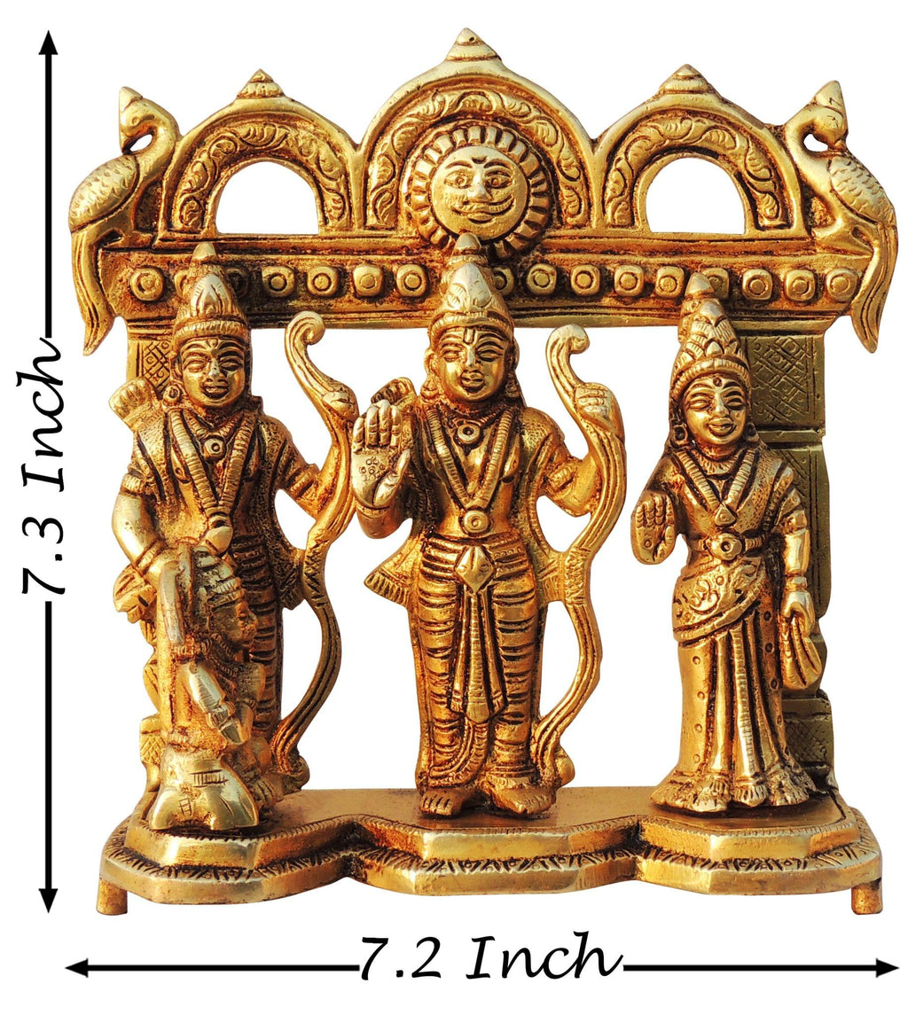Brass Showpiece Ram Darbar God Idol Statue - 5.5*2.5*7 (BS131 M)