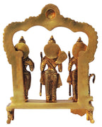 Brass Showpiece Ram Darbar God Idol Statue - 10*5.5*15 Inch (BS1134 G)