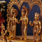 Brass Showpiece Ram Darbar God Idol Statue - 7.2*3.5*9 Inch (BS837 C)