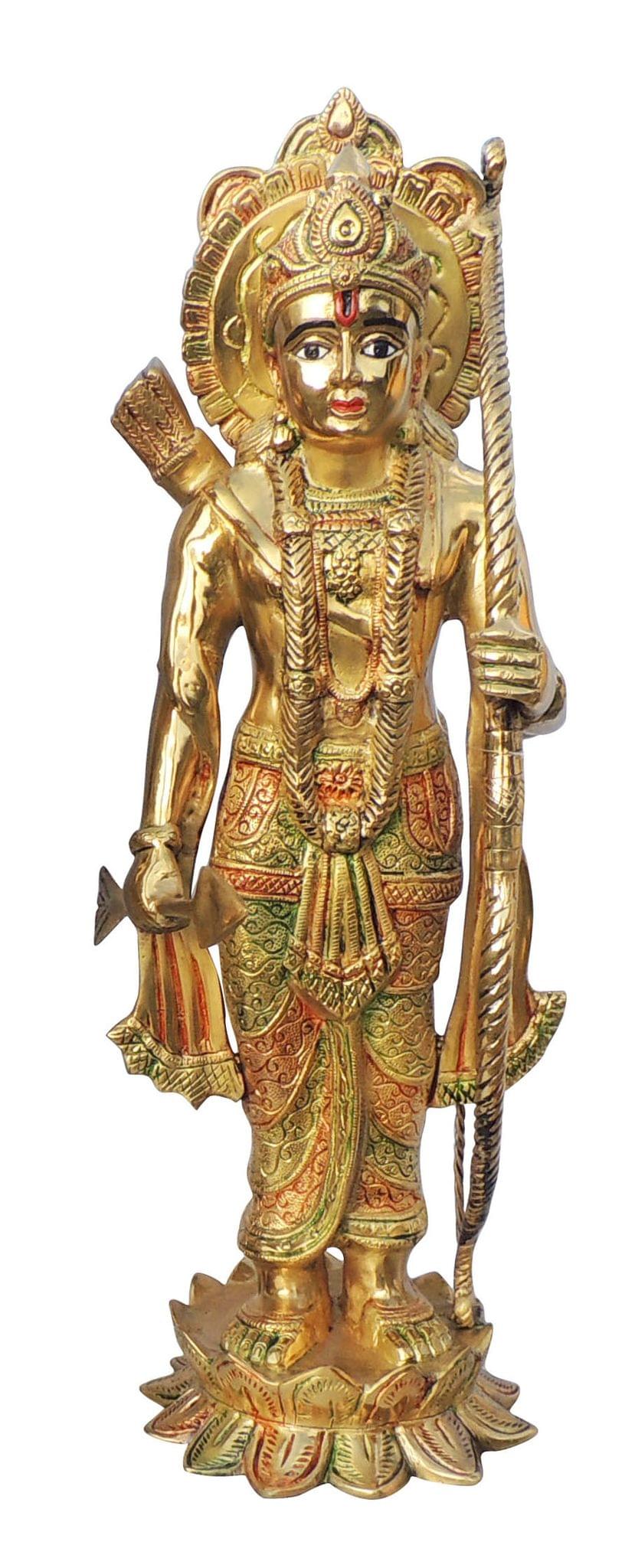 Brass Showpiece Hanuman ji statue Idol - 9.2*9.2*15 Inch (BS1419 H)