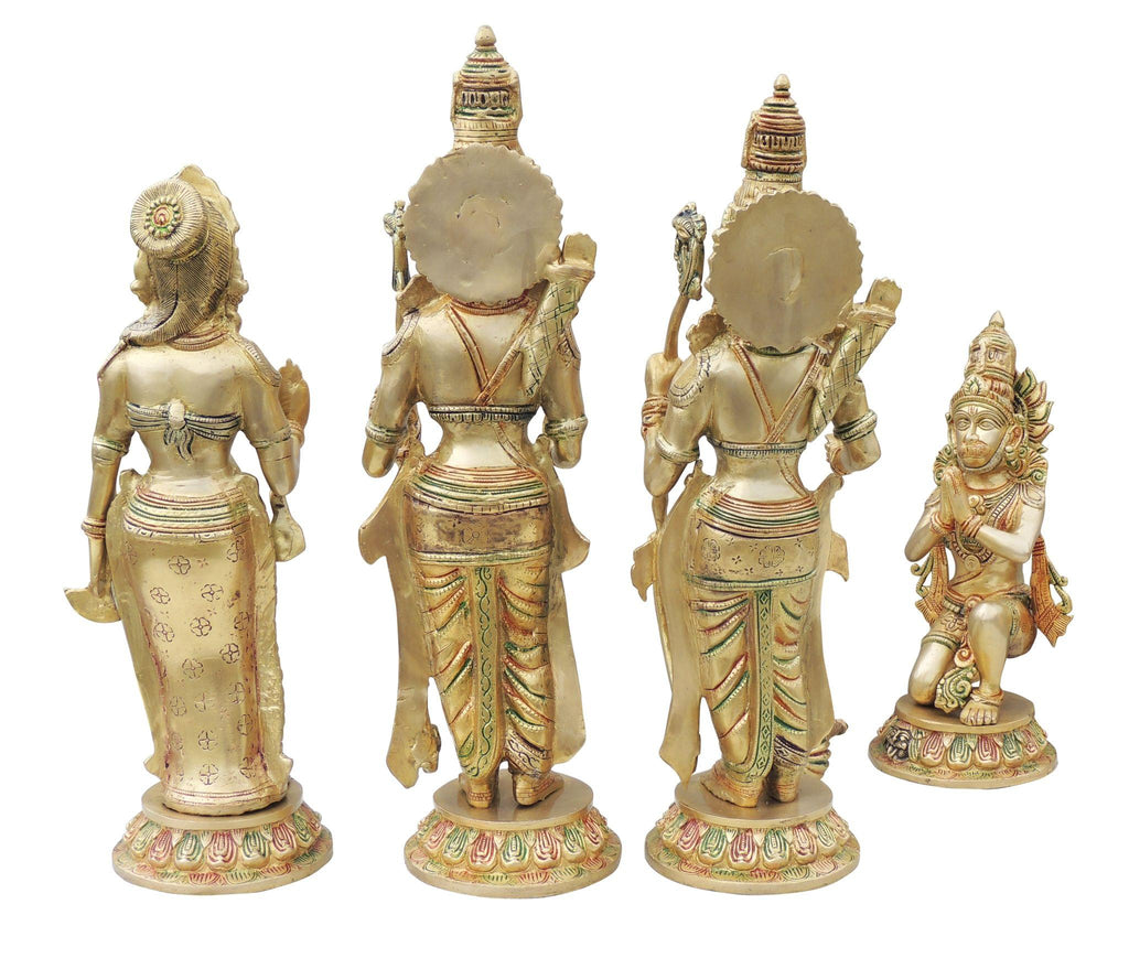 Brass Showpiece Ram Ji Statue Idol  - 5.5*5.5*20 Inch (BS1424 R )