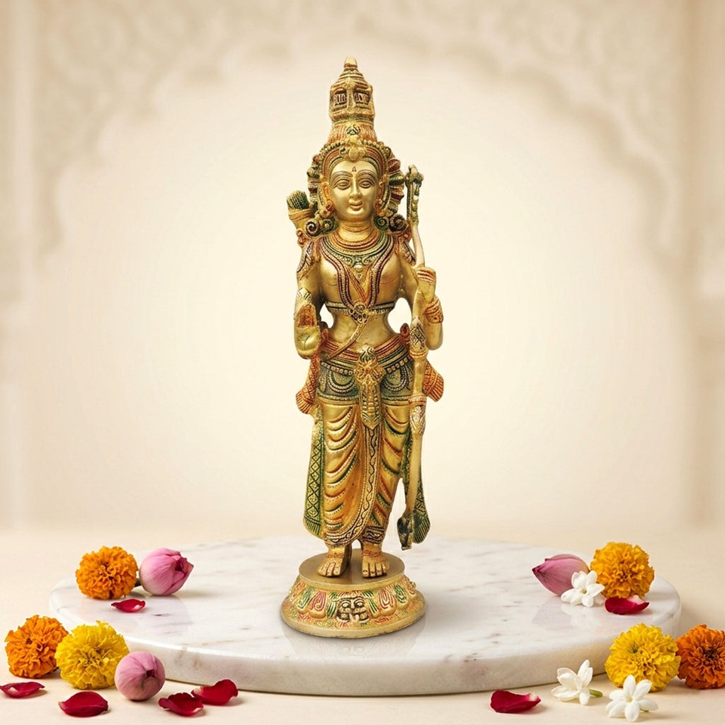 Brass Showpiece Seeta ji Idol statue - 5.5*5.5*17 Inch (BS1424 S)
