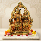 Brass Showpiece Ram Darbar Statue - 9.5*5*13 Inch (BS1506 A)
