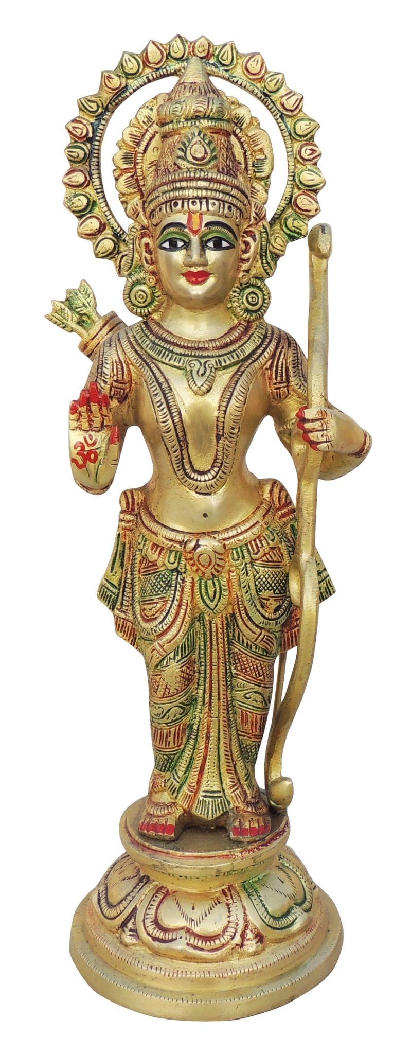 Brass Showpiece Ram Darbar God Idol Statue - 12.*8*18 Inch (BS131 R)