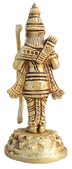 Brass Showpiece Ram Ji God Idol Statue - 1.1*1.1*3.3 Inch (BS1709 C)