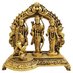 Brass Showpiece Ram Darbar God Idol Statue - 5.7*3*6 Inch (BS1728 H)