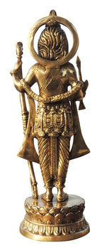 Brass Showpiece Ram Darbar God Idol Statue, Made From Machine - 3.6*1.7*4 Inch (BS1728 E)