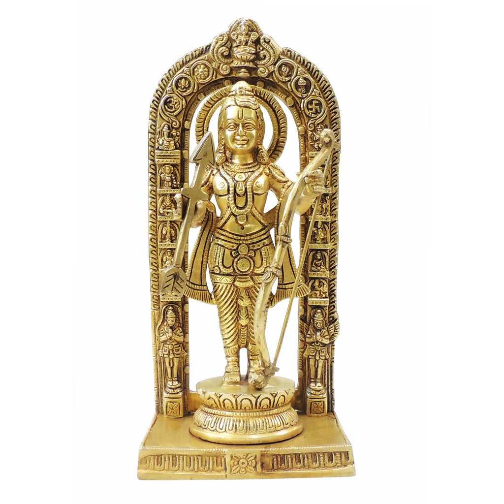 Brass Showpiece Black Ramlala Statue - 5.5*3.5*11.7 Inch (BS1738 T)