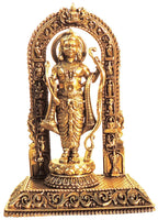Brass Showpiece Ram Darbar God Idol Statue - 9.5*4.5*11 Inch (BS1765 D)