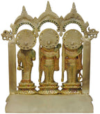 Brass Showpiece Ram Darbar Stone God Idol Statue  - 10*5*14 inch (BS330)