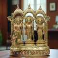 Brass Showpiece Ram Darbar Stone God Idol Statue  - 10*5*14 inch (BS330)