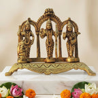 Brass Showpiece Ram Darbar On Same Base God Idol Statue  - 9*5*12 inch (BS131)