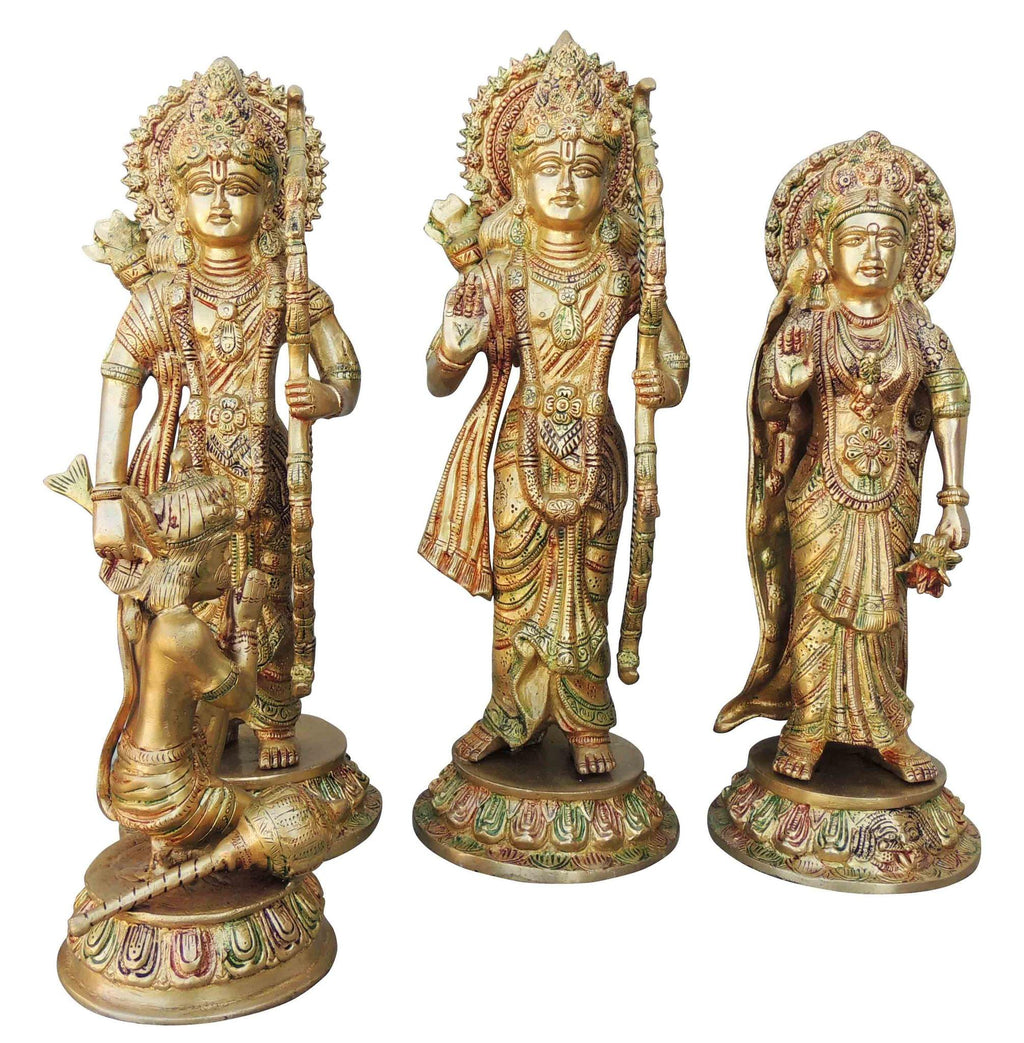 Brass Showpiece Hanging  Ram Darbar Statue - 0.6*3.5*5 inch (BS1259 A)