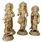 Brass Showpiece Hanging  Ram Darbar Statue - 0.6*3.5*5 inch (BS1259 A)