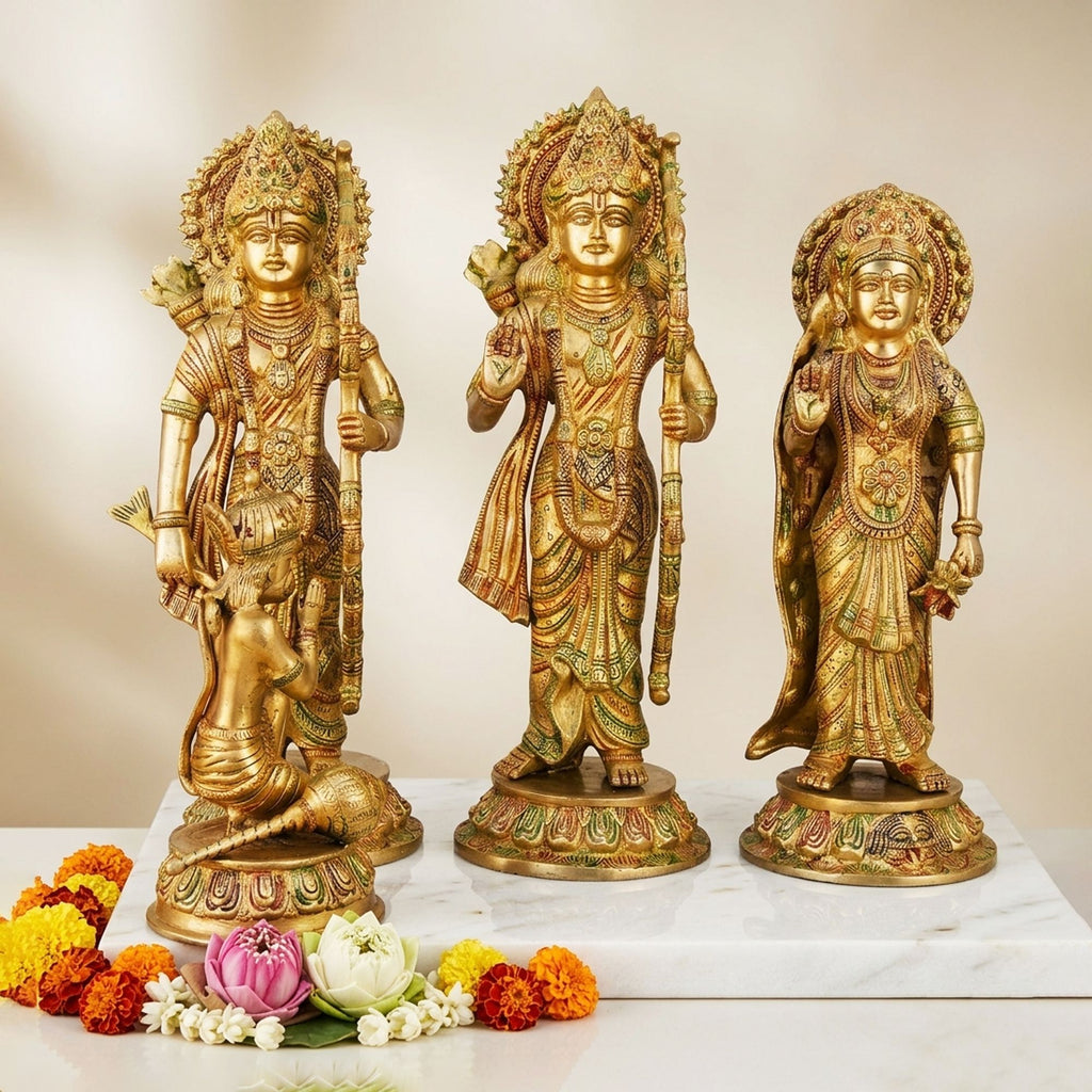 Brass Showpiece Hanging  Ram Darbar Statue - 0.6*3.5*5 inch (BS1259 A)