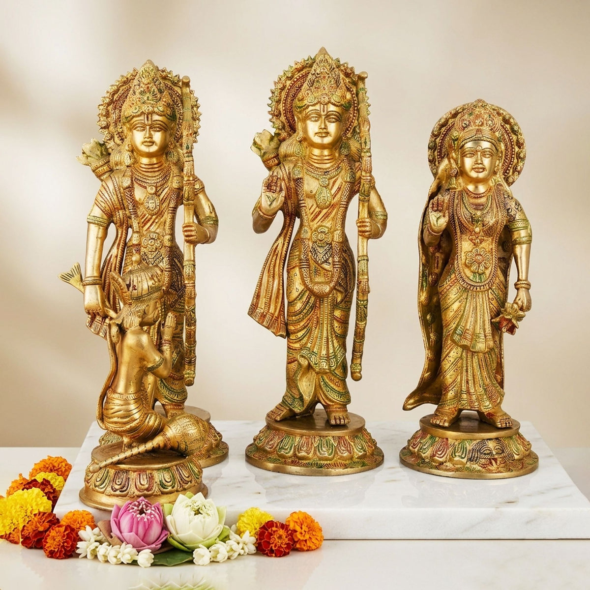 Brass Showpiece Hanging  Ram Darbar Statue - 0.6*3.5*5 inch (BS1259 A)