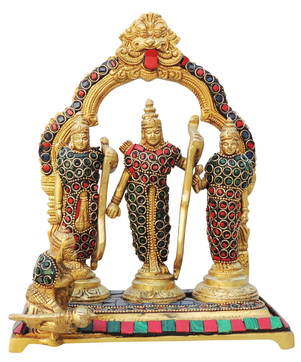 Brass Showpiece Ramlala God Idol Statue - 3.6*3.6*5 Inch (BS1682 C)