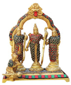 Brass Showpiece Ramlala God Idol Statue - 3.6*3.6*5 Inch (BS1682 C)