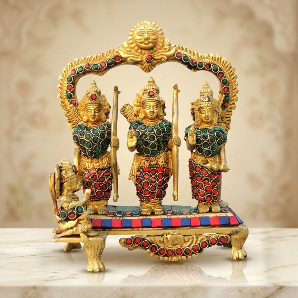 Brass Showpiece Ram Ji God Idol Statue - 6*3*11 Inch (BS1358 D)