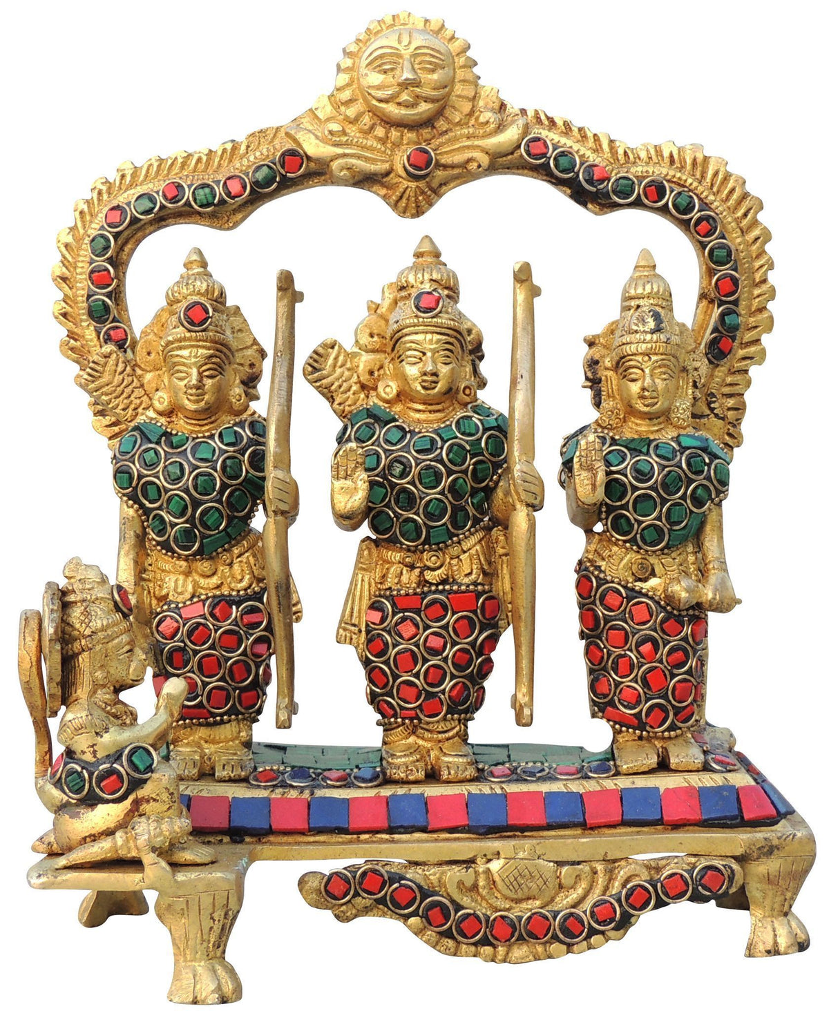 Brass Showpiece Ram Ji God Idol Statue - 6*3*11 Inch (BS1358 D)