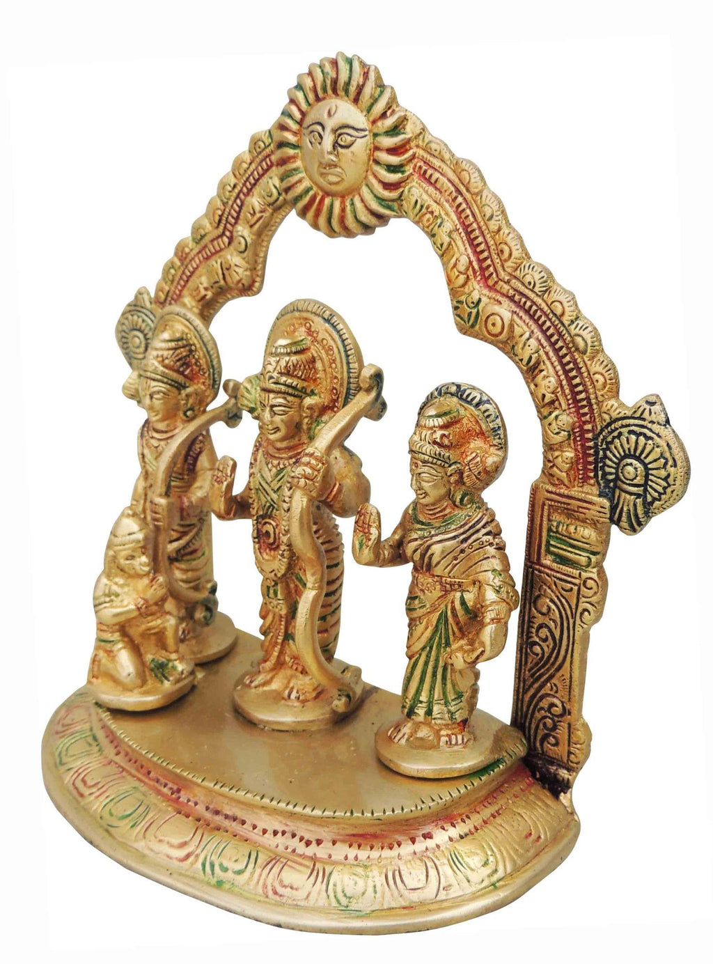 Brass Showpiece Ram Ji Statue - 5.3*5.3*15 Inch (BS886 R)