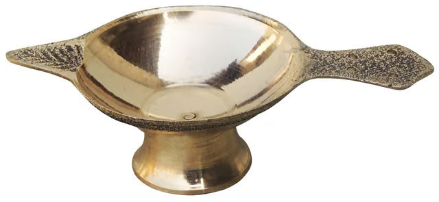 Brass Table Decor Oil Lamp Deepak No. 1 - 3.5*2.8*1 inch